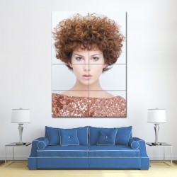 Perm hairstyle Block Giant Wall Art Poster (P-1380)